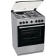 COOKER GAS  GK6B41XD (ΗΛ. ΦΟΥΡΝ & ΜΙΚΤΕΣ ΕΣΤΙΕΣ 3+1) INOX  71Lt ΜΕ ΑΕΡΑ GRILL & ΥΔΡΟΛΥΣΗ 4ΕΤΗ ΕΓΓΥΗΣΗ